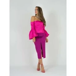 Edge Of Desire High-Waist Midi Skirt 9 Edge Of Desire High-Waist Midi Skirt -Other || Traffic People Shop vision of love off shoulder blouse pink 3db7855667e681f3575413050f56be70