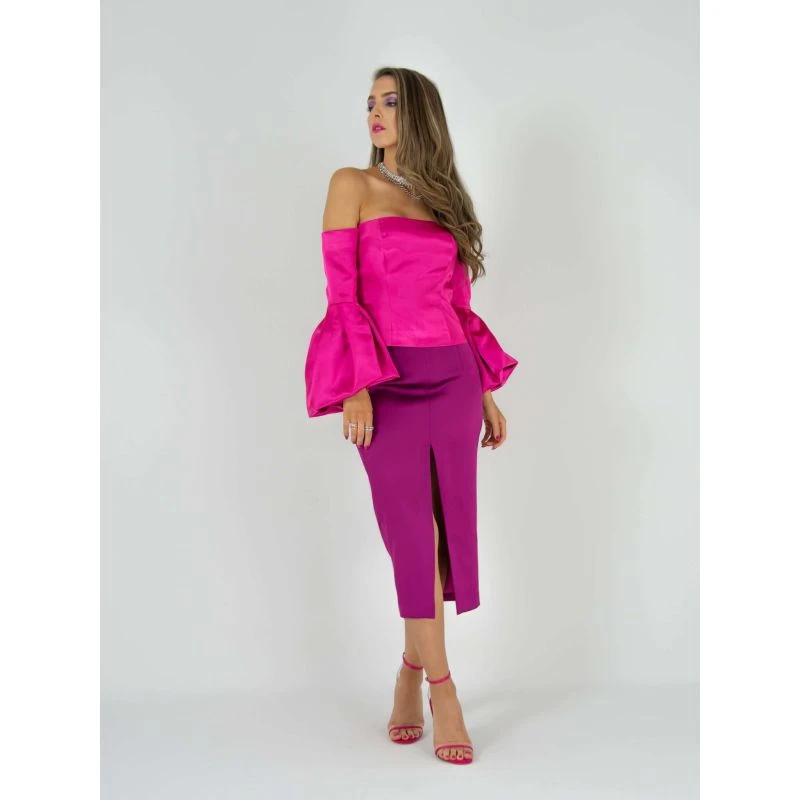 Edge Of Desire High-Waist Midi Skirt 3 Edge Of Desire High-Waist Midi Skirt - Image 3