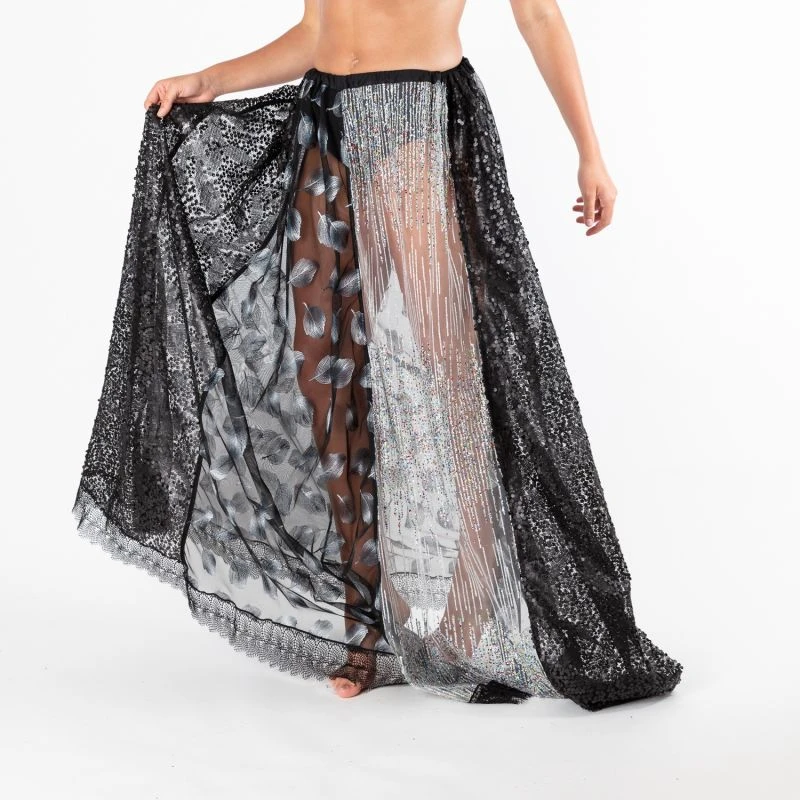 Dylan - Lace & Sequin Maxi Skirt 3 Dylan - Lace & Sequin Maxi Skirt - Image 3