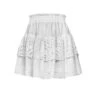 White Skirt With English Embroidery