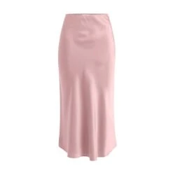 Effortless Silk Skirt - Barely Pink