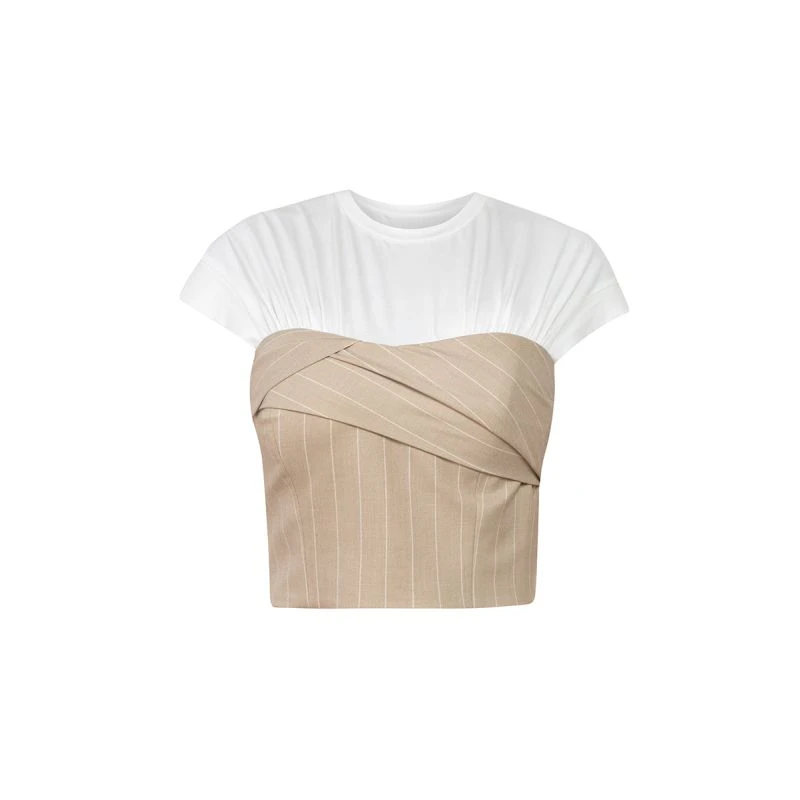 Jersey Corset Tee 1 Jersey Corset Tee