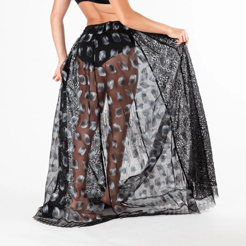Dylan - Lace & Sequin Maxi Skirt 5 Dylan - Lace & Sequin Maxi Skirt - Image 5