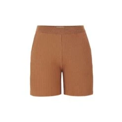 Terra Ribbed Shorts Caramel