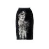 Hanna Sequinned Velvet Pencil Skirt
