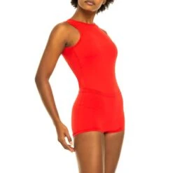 Round Mesh Due Bio Attivo Bodysuit Red -Other || Traffic People Shop xnrjofhkqr63htb70887