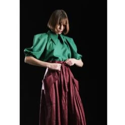 Designer Faux Leather Midi Skirt Bordo -Other || Traffic People Shop xwbjsicufx8xenvwjwlz