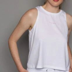Organic Cotton Vest Top - White -Other || Traffic People Shop xzcmpthzblulqfv1seoz