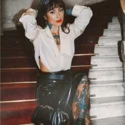 Latex Midi Skirt - Black 6 Latex Midi Skirt - Black -Other || Traffic People Shop yqqjdlebrmsk9ji7xkae 1