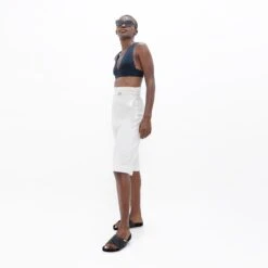 Florence Organic Cotton Twill Bermuda Shorts In White Dove 8 Florence Organic Cotton Twill Bermuda Shorts In White Dove -Other || Traffic People Shop zcjuabdwd7wejujwiosg