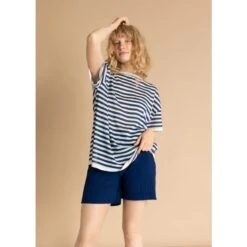 Terra Ribbed Shorts Navy -Other || Traffic People Shop zibsoljnyrfzapywb3oc