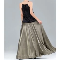 Gold Maxi Skirt -Other || Traffic People Shop zsgiabcntahkwyryjq5m